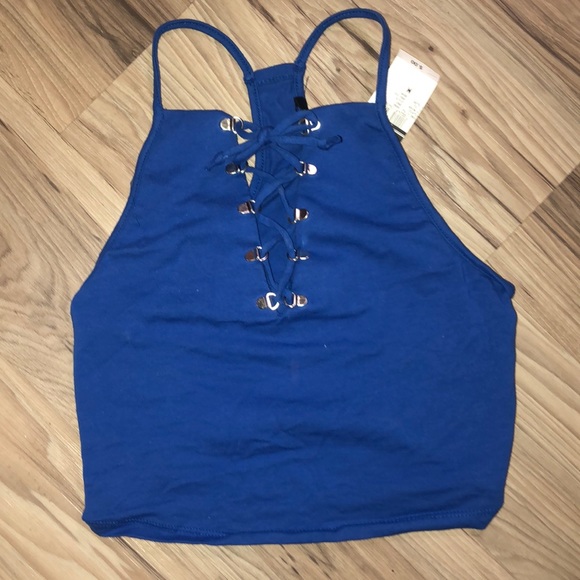 NWT Rue 21 Racerback Crop Top - Picture 1 of 3